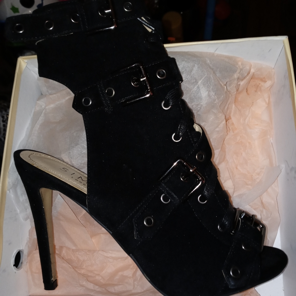 LADIES HEELS OPEN BACK & TOE BY SIMI LONDON